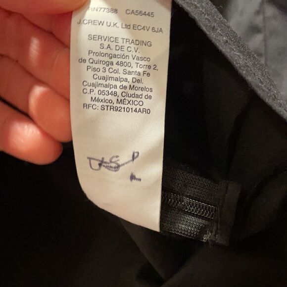 Universal Standard for J Crew Crisp Tie Black - Picture 11 of 11